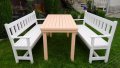 Градински дървени маси и пейки, снимка 2