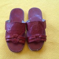 Нови летни сандали чехли 23 номер естествена кожа ръчна изработка за момче, снимка 10 - Детски сандали и чехли - 20866585