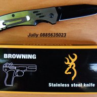 Малък сгъваем нож за къмпинг-Browning, снимка 2 - Ножове - 8950506