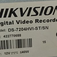 Видеонаблюдение камери и DVR Hikvision, снимка 5 - Комплекти за видеонаблюдение - 22441681