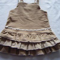 Джинсов сукман, снимка 3 - Панталони и долнища за бебе - 20119526