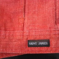 Червено дънково яке ”Saint James” France / голям размер , снимка 6 - Якета - 15472817