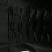 Черна сатенена рокля, снимка 2 - Рокли - 22892163