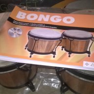 New bongos set+cd-40x23x19-made in germany-внос швеицария, снимка 12 - Ударни инструменти - 16949410