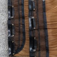С6 HAIR EXTENSIONS ELESSA - Натурални Екстеншъни Комплект от 200 грама Коса, снимка 10 - Аксесоари за коса - 24348670