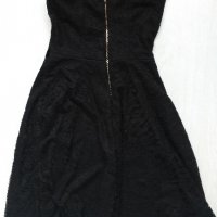 Черна рокля-дантела, снимка 2 - Рокли - 18871515