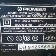 pioneer sa-740-stereo amplifier-made in japan-внос швеицария, снимка 18 - Ресийвъри, усилватели, смесителни пултове - 8259200