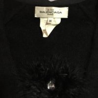 100 % Balenciaga оригинален дамски пуловер/Angora, снимка 1 - Блузи с дълъг ръкав и пуловери - 20831297