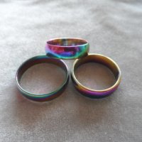 романтичен стоманен пръстен , снимка 4 - Пръстени - 18699056