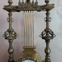 Много рядък Турски бронзов каминен  часовник/Ottoman Turkich Clock/, снимка 10 - Колекции - 21102895