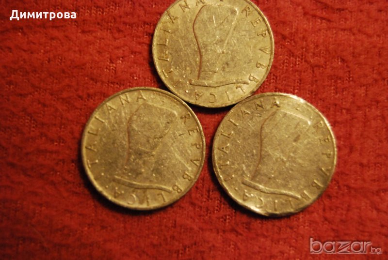 лот 5 ценитими Италия 1952.1953.1954, снимка 1