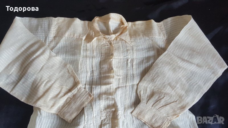 Автентична ефирна къса кенарена риза 2, снимка 1