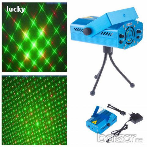 Диско Парти Лазер Mini Laser Stage Lighting, снимка 6 - Други - 17131569