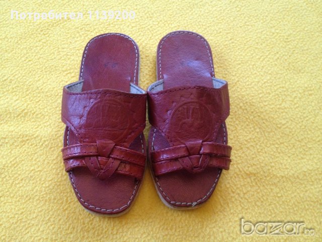 Нови летни сандали чехли 23 номер естествена кожа ръчна изработка за момче, снимка 10 - Детски сандали и чехли - 20866585