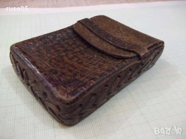 Калъф от естествена кожа за цигари от магазин "СБХ" от соца, снимка 5 - Други ценни предмети - 26057478