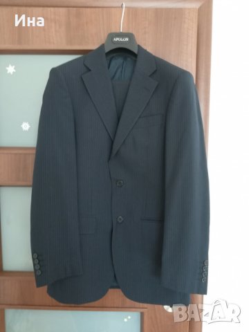 Тъмно син костюм на райе Apolon, снимка 7 - Костюми - 23855516