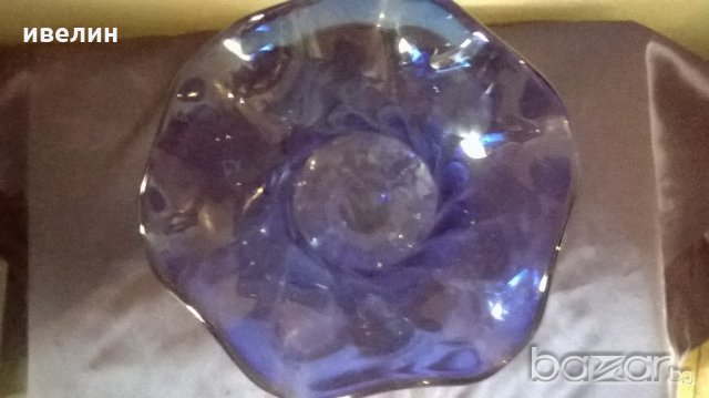 стъклена ваза, снимка 4 - Вази - 19988057