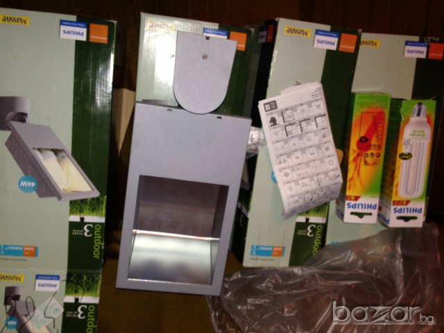 външно осветление "massive Philips" 46w Aluminium, снимка 2 - Прожектори - 6983574