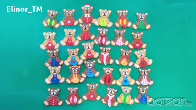 Фигурки от филц за декорация, снимка 5 - Други - 9304954