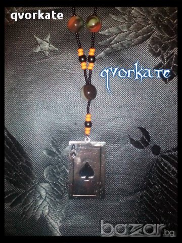 Колие с карта Асо, снимка 2 - Колиета, медальони, синджири - 16055704