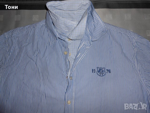 Мъжка риза с къс ръкав и двойна яка McNeal, снимка 6 - Ризи - 22421993
