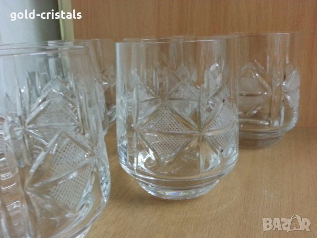 Кристални чаши за уиски, снимка 8 - Антикварни и старинни предмети - 23534552