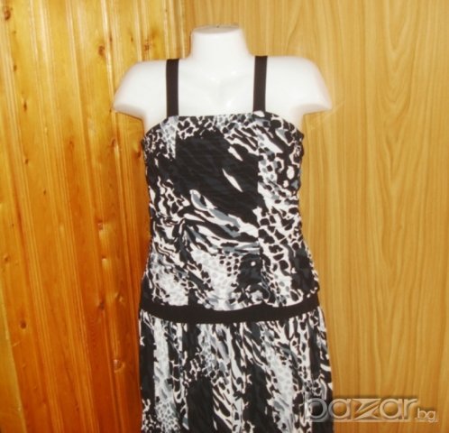 One,прекрасна лятна рокля в черно и бяло, М , снимка 3 - Рокли - 18369181