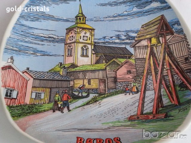 Порцеланова чиния за стена , снимка 3 - Антикварни и старинни предмети - 19581667