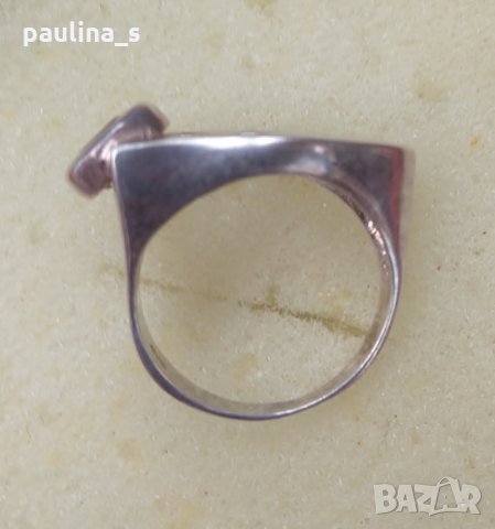 Масивен сребърен пръстен проба 925 Житен клас , снимка 3 - Пръстени - 26155882