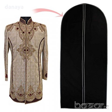 550 Калъф за дрехи с цип за съхранение торба за костюм рокля за пътуване, снимка 8 - Сакове - 20123547