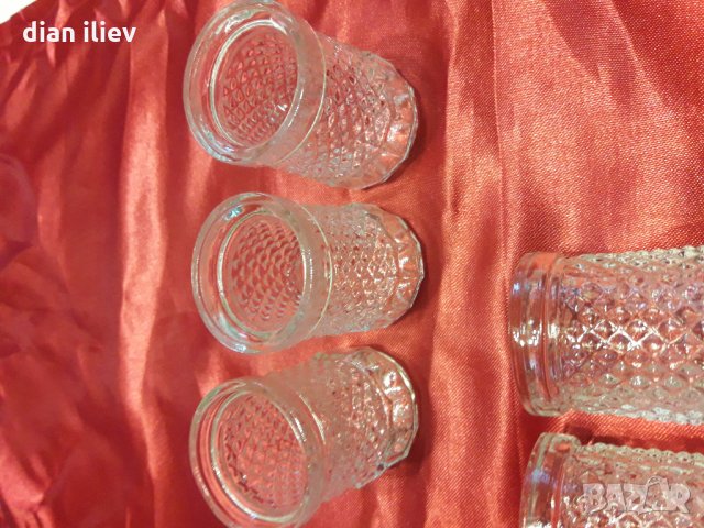 Ретро кристални чашки, снимка 13 - Чаши - 25035711