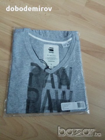 Нова тениска G-Star RAW Phili Slim T-Shirt, оригинал, снимка 4 - Тениски - 17083318