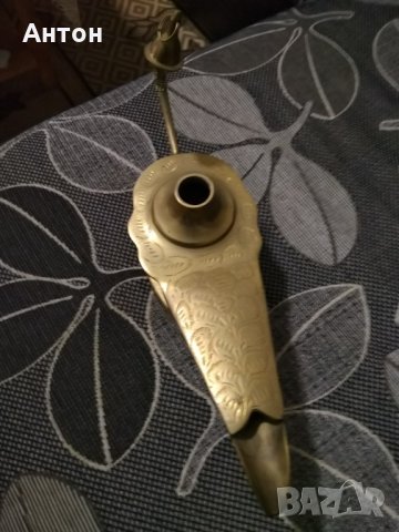 Лампа на Аладин от месинг., снимка 4 - Антикварни и старинни предмети - 25494831