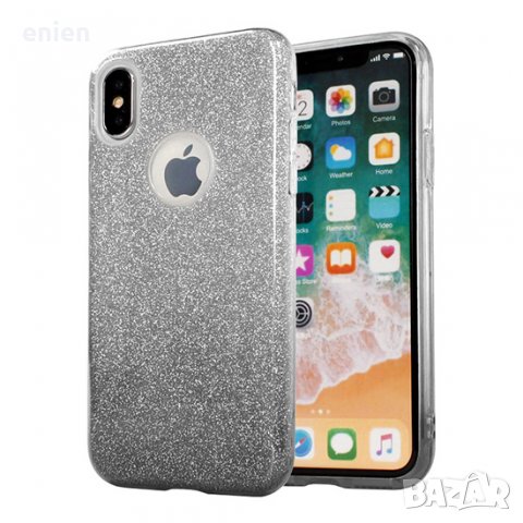 Блестящ силиконов кейс за iPhone XS MAX 11 Pro MAX черен, снимка 2 - Калъфи, кейсове - 23481698