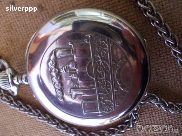Железничарски джобен часовник, снимка 5 - Антикварни и старинни предмети - 16715188