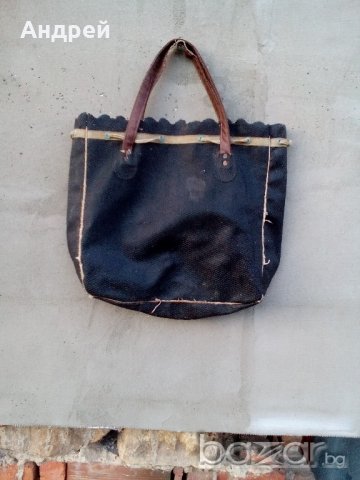 Старинна чанта,торба, снимка 3 - Антикварни и старинни предмети - 19669350