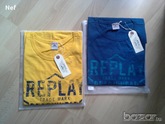 Нова тениска Replay Beachwear T Shirt, оригинал, снимка 14 - Тениски - 15264207
