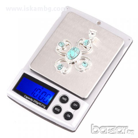 Бижутерска везна 0.01 - 200гр. - кд 0111, снимка 4 - Везни - 13285377