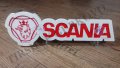 Светеща 3D табела SCANIA с лого червена, снимка 1 - Аксесоари и консумативи - 16682306