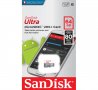 MicroSD карта памет клас 10 SANDISK без адаптер 64GB, снимка 1 - Карти памет - 23125054