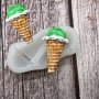 2 фунийки Сладолед 3D силиконов молд форма декор торта сладки фондан и др. украса
