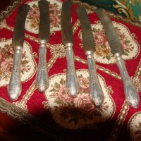 намаление Старинни сребърни ножове , снимка 1 - Антикварни и старинни предмети - 20598988