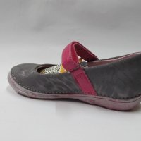 Детски обувки D.D.step естествена кожа сиво/розово 31/36, снимка 4 - Детски сандали и чехли - 21089105