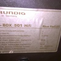 grundig tv-box 501 hi-fi made in germany 75w/4ohm-ch, снимка 16 - Тонколони - 18664512