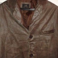 Стилно мъжко сако от естествена кожа Avant Premiere-намалено на 25.00 лв., снимка 2 - Сака - 23542878