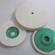 Филц / Мек диск за полиране на INOX / Неръждаема стомана, алуминий, снимка 4 - Резервни части за машини - 18295082