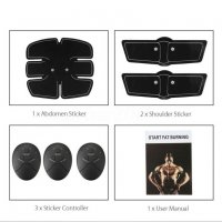 Уред за стягане на мускулите, отслабване и масаж Smart fitness EMS, снимка 3 - Масажори - 21924203