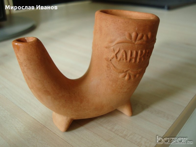 старинна керамична чаша, снимка 1