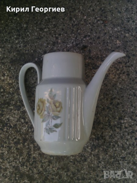 Стилна порцеланова кана, снимка 1