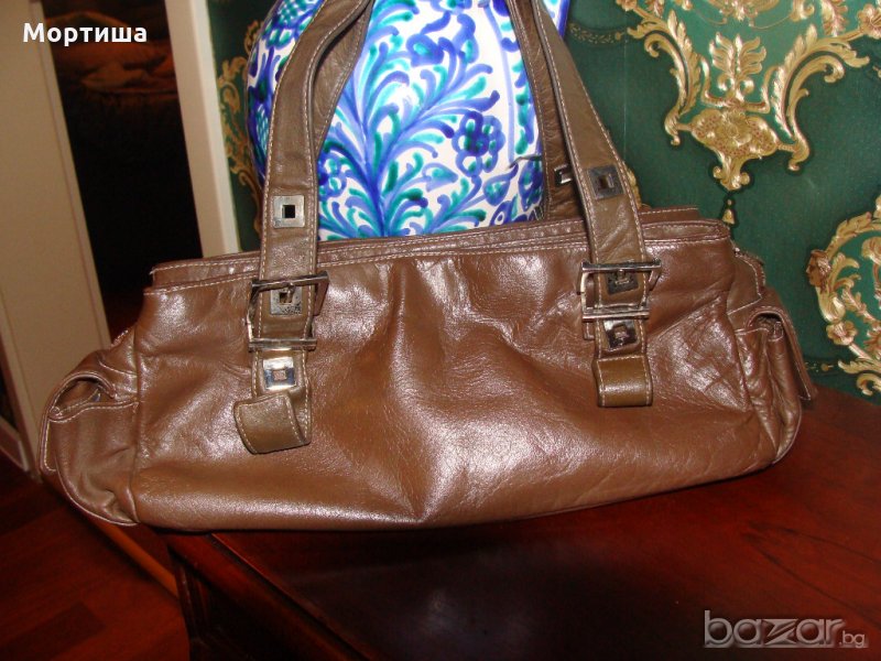  РАЗПРОДАЖБА Perlina оригинална дамска чанта естествена кожа , снимка 1